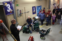 Evy-näytös kuului myös ohjelmaan