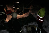 Potilas1 päätettiin paketoida tyhjiöpatjalle.