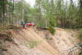 Laskun valmistelua, jarrumies valmiina. Kuva:Seppo Rantanen